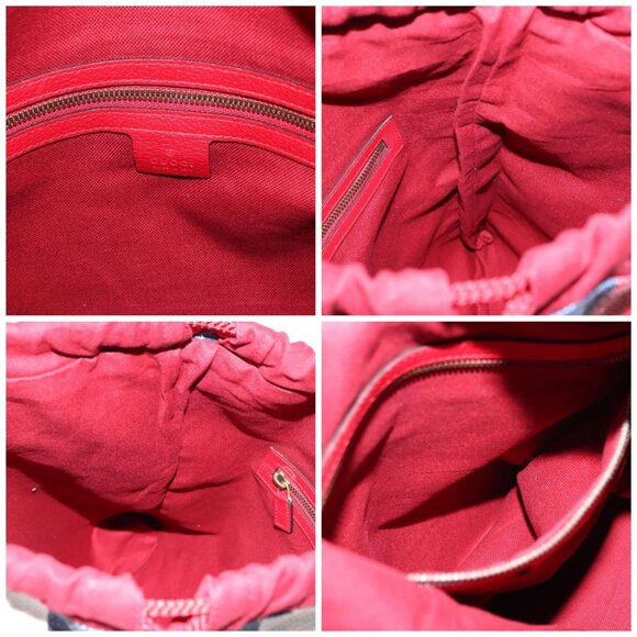GUCCI Backpack Canvas Blue Red 473872 Auth BA7277 - Picture 16 of 16